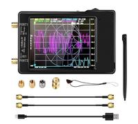 Network Analyzer, 2.8 Inch VNA-H Vector Network Antenna Analyzer 10KHz-1.5GHz MF HF VHF UHF with SD Card Slot V3.6 Version Spectrum Analyzer