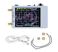 Network Analyzer, Vector Network Analyzer 50KHz~1.5GHz MF HF VHF Vector Network AnalyzerDigital LCD Antenna Analyzer Standing Wave Measuring Instrument