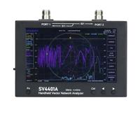 Network Analyzer, Vna SV4401A 50KHz-4.4GHz Vector Network Analyzer 100dB Dynamic VNA 7-inch Touch LCD Internal Memory MF/LF/HF/VHF/UHF Band