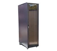 Network Cabinet 19 Inch 42 U 800 x 1000 Freestanding Self-Assembly Frame Removable Side Panels for Switches UPS Server Server Cabinet 19 Inch Tempered Glass Black Rack 19 Inch