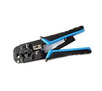 Network Cable Crimper, 8P8C/RJ45, 6P6C/RJ-12, 6P4C/RJ-11 Telecom RJ45 Crimping Plier Phone Cable Modular Crimping Tool