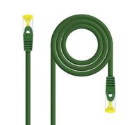 Network Cable LSZH Cat.6A S/FTP AWG26 Green 2 m - Ideal for high-speed connections in computer networks and data devices.