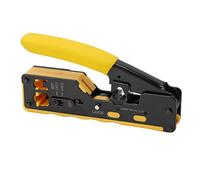 Network Cable Pliers High Carbon Steel Professional Crimping Tool Cutting Stripping Crimping Function for RJ45 RJ11 Crystal Head Connectors Durable Ergonomic Handle