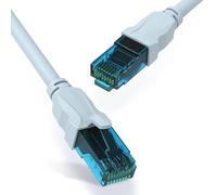 Network Cable - RJ45 Cat.5e UTP AWG26 Patch Cable, 10 m Length, Blue, Ideal for Stable and Fast Network Connections