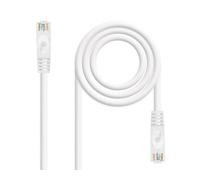 Network Cable - RJ45 UTP Cat6A AWG24 2 m White High Speed Patch Cord Ideal for Reliable and Fast Network Connections*