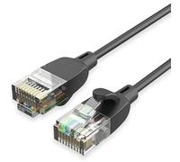 Network Cable - RJ45 UTP Cat6A Patch Cord 2 m, Black, Ideal for High Speed Connections, Made with Durable Materials.*