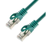 Network Cable S/FTP PIMF Cat 7 7.50 m Green Patch Cable Gigabit Ethernet LAN DSL CAT7 Cable