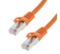 Network Cable S/FTP PIMF Patch Cable Cat 7; 5 m; Gigabit Ethernet; Seki ' - Orange