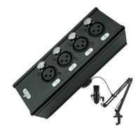 Network Cable Splitter - 4 Channel Aluminum Alloy Network Extender To RJ45, High-Speed Connection Hub | LAN Splitter Adapter For Projector, Monitor, Office, Home Theater, Plug & Play, Energy-Saving