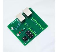 Network Cable Tester, DIY Continuity Kit with Soldered Components for Twisted Pair and Shielded Cables, ZYKJ-296