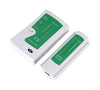 Network Cable Tester for RJ45/RJ11/RJ12 and CAT5e/CAT6 UTP Cables, LAN Ethernet Testing Tool with LED Fault Detection, Includes Main and Remote Unit