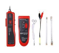 Network Cable Tester, LAN Telephone Wire Tracker Tone Diagnosis Tracer for STP UTP CAT5 CAT6 RJ45 RJ11, Detector Line Finder