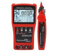Network Cable Tester, Multifunction Wire Tracer Built in Battery Multimeter Function Network Cable Tester Adjustable Sensitivity for Telephone Lines