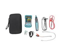 Network Cable Tester PoE NCV 400m Length Measurement Port Flashing, Ethernet Wire Tracer Test Length Measurement No Fault Scanning Tool with Multimeter for CAT5 CAT5e CAT6 CAT6A