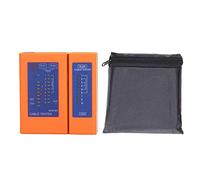 Network Cable Tester - Split Type Design for Long Distance Testing up to 100M, Multifunctional Continuity & Short Circuit Detector with ABS Durable Case for Network & Telephone L
