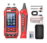 Network Cable Tester with Multimeter 4 in 1 Fiber Optical Power Meter Visual Fault Locator noise-free LAN Line Tracking(Output 0-5V)