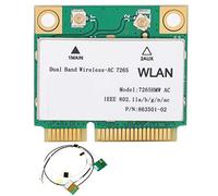 Network Card, Mini PCI-E Interface Wireless Network Card for Win 7/Win 8/win10