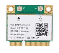Network Card Mini PCIE Gigabit Double Band Wireless Wifi Bluetooth 4.2 High Speed Stable Signal for Desktop Laptop Small Chassis with Builtin 7265AC Chip