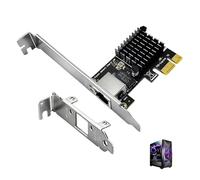 Network Card PC, Ethernet Pcie Card Gigabit PCI Express PCIe Adapter RTL8111C/G Chip 10/100/1000Mbps Ethernet LAN with RJ45 Port Adapter for Windows 11/10/XP/8/7 Mac OS Linux for Desktop or Server