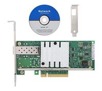 Network Card, WiFi Adapter PCI-E 10G SFP Fiber Network Card Ethernet Server Adapter Wireless Adapter for Desktop for Intel X520-DA1 82599DE