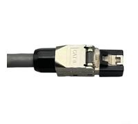 Network Connectors Tool Cat6 Cat7 Cat8 For RJ45 Cable Connector For Contacts Zinc Alloy Shell For EMI RFI Interference Reduction Supporting High Speed Data Transfer Up To 10 Gbps(CAT8)