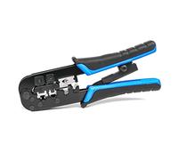 Network Crimper,Cable Stripper Cutter - RJ11 RJ12 RJ45 6P6C/4C,8P8C Connector Crimper Pliers, for Network and Telephone Cables,Ethernet Crimping Hand Tools