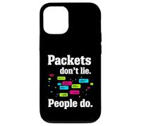 Network Engineer Packets Don't Lie Cybersecurity IT Case for iPhone 12/12 Pro