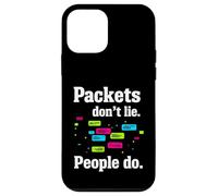 Network Engineer Packets Don't Lie Cybersecurity IT Case for iPhone 12 mini