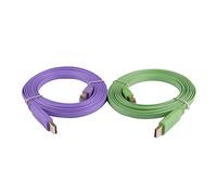 Network Router Cable Gold Plated USB TO RJ45 8P8C Serial Adapter Converter Cable Compatible With Cis-co H3C Hua-wei H-P Switches Rollover (Size : 6ft, Color : Purple)