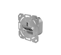 Network Socket, CAT-6a, 10 Gbit/s, Shielded, 2 Ports, Flush Mount