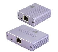 Network Splitter, 1-to-4 Lan Splitter For Ethernet,1000Mbps Data Wallmount Gigabit Ethernet, Plug-And-Play Router Supplies For Home Living Room Dormitory Meeting Room Hub, Plug And Play, Plasti