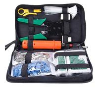 Network Tool Kit, COVVY 11 in 1 Professional Portable Ethernet Computer Maintenance LAN Cable Tester Repair Set for RJ45 RJ11 Cat5e Cat 6 Cable Crimper 324B Wire Cutter Internet Toolbox