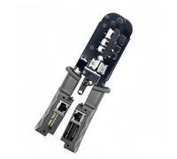 Networking Crimper Cable Strippers Cutter RJ11 RJ12 RJ45 4P 6P 8P Connector Crimper Pliers for Networking Telephone Cable Detachable Tester