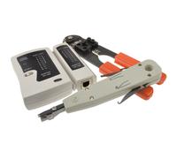 kenable Networking RJ45 RJ11 Tester with Crimper and Punch Down Tool Kit