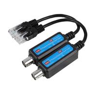 Networking Transmitter Coaxial to Ethernet Converter Adapter Pair for Camera 10/100Mbps 220m 1080P 5MP 8MP