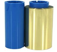 Neu 800015-106 Goldfarbband für Zebra P310i P320i P330i P330m P420i P430i P520i P300 P310C ID-Kartendrucker 800015-106 Schwarzweißband 1000 Bilder Original