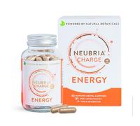 NEUBRIA Charge Energy & Brain Supplement - Nootropics for Adults with Guarana, Ginseng Blend, Green Tea, Vitamins B6, B12 & L-Theanine - Gym & Workout Formula for Women & Men - 60 Capsules