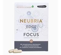 NEUBRIA Edge Focus Supplement - Multivitamin + Nootropics Brain Support with Bacopa Monnieri, Ashwagandha, Rhodiola, Ginkgo Biloba, Sage, Blueberry & Rosemary - Potent Cognitive Formula - 30 Capsules