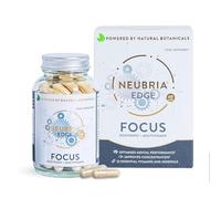 NEUBRIA Edge Focus Supplement - Multivitamin + Nootropics Brain Support with Bacopa Monnieri, Ashwagandha, Rhodiola, Ginkgo Biloba, Sage, Blueberry & Rosemary - Potent Cognitive Formula - 60 Capsules