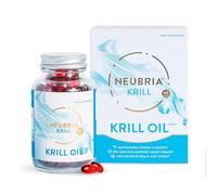 NEUBRIA Krill Oil Advanced Omega 3 Capsules - High Strength 1180mg - Phospholipids, EPA & DHA with Astaxanthin and Choline - Cod Liver & Fish Oil Alternative - Antarctic Krill - 60 Softgels