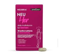 NEUBRIA NEU HER Multivitamin for Women with Botanicals - 38 Active Nutrients, Minerals Iron, Zinc, Vitamin D3, B12, Herbal Extracts, Cognitive Formula Ideal for Active Lifestyles - UK Made, 30 Tablets