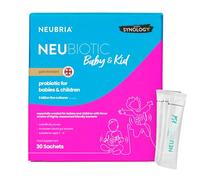 NEUBRIA NEUBIOTIC Baby & Kid - Children Probiotic & Prebiotic Supplement for Gut Health & Digestion - 3 Billion CFU Lactobacillus, Bifidobacterium & Fibres for Babies & Kids - UK Made - 30 Sachets