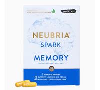 NEUBRIA Spark Memory Supplement - Multivitamin for Adults with Bacopa Monnieri, Ginkgo Biloba, Turmeric, Ashwagandha, CoQ10 & Citicoline - Potent Cognitive Formula - 30 Capsules