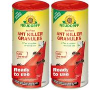Neudorff AntFree Ant Killer Granules - Effective ant control against ants and nests around the house. Fast acting control. For soluble or solid use, 500 g (Pack of 2)