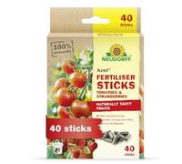 Neudorff Azet Fertiliser Sticks Tomatoes & Strawberries - Organic fertiliser sticks for tasty tomatoes and strawberries, 3 months long-term effect, 40 pieces