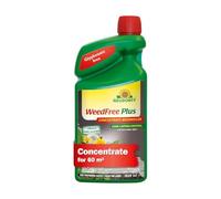 Neudorff WeedFree Plus+ Glyphosate-Free Weed Killer Concentrate 1.2L Fast Acting Dual Action Weed Control Prevents Regrowth Biodegradable Formula for Patios Paths Driveways & Garden Weeds