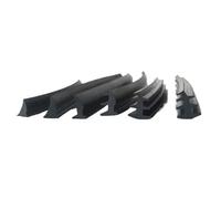 NEUDWHFP 1/3/5/10M Door And Window Sealing Strip Aluminum Windproof Alloy Fixed Glass Gap Three T Type Fill The Card Slot Rubber Strips(12,5 Meter)