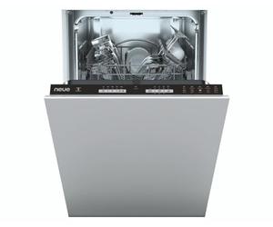 Neue NDIH1L949 45cm wide, 9 Place Settings, 5 Programmes, LED Control, Start Delay 3-6-9hr, Slimline Built in Fully Integrated Dishwasher (Height xWidth x Depth cm)- 81.6x44.8x55.9-1 Year Warranty
