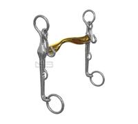 Neue Schule Pacifier Weymouth (45 Backwards) 16mm/7cm - Horse Bridle Bits - Size: 6 inch