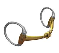Neue Schule Tranz Angled Lozenge Eggbutt Snaffle Bit - Mouthpiece: 16mm - Horse Bridle Bits - Size: 5.25inch
